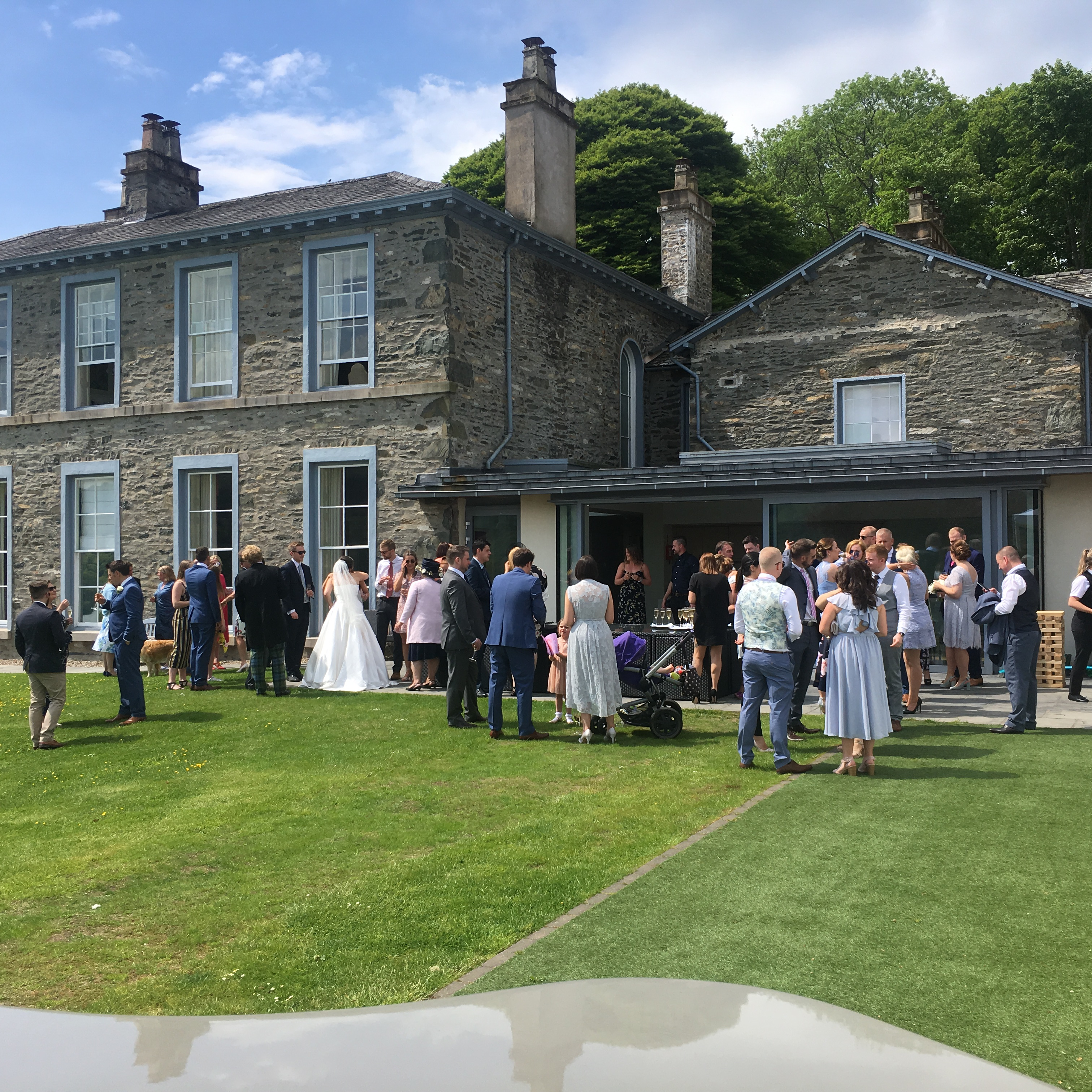 Silverholme Manor drinks reception piano by pianist Craig Smith