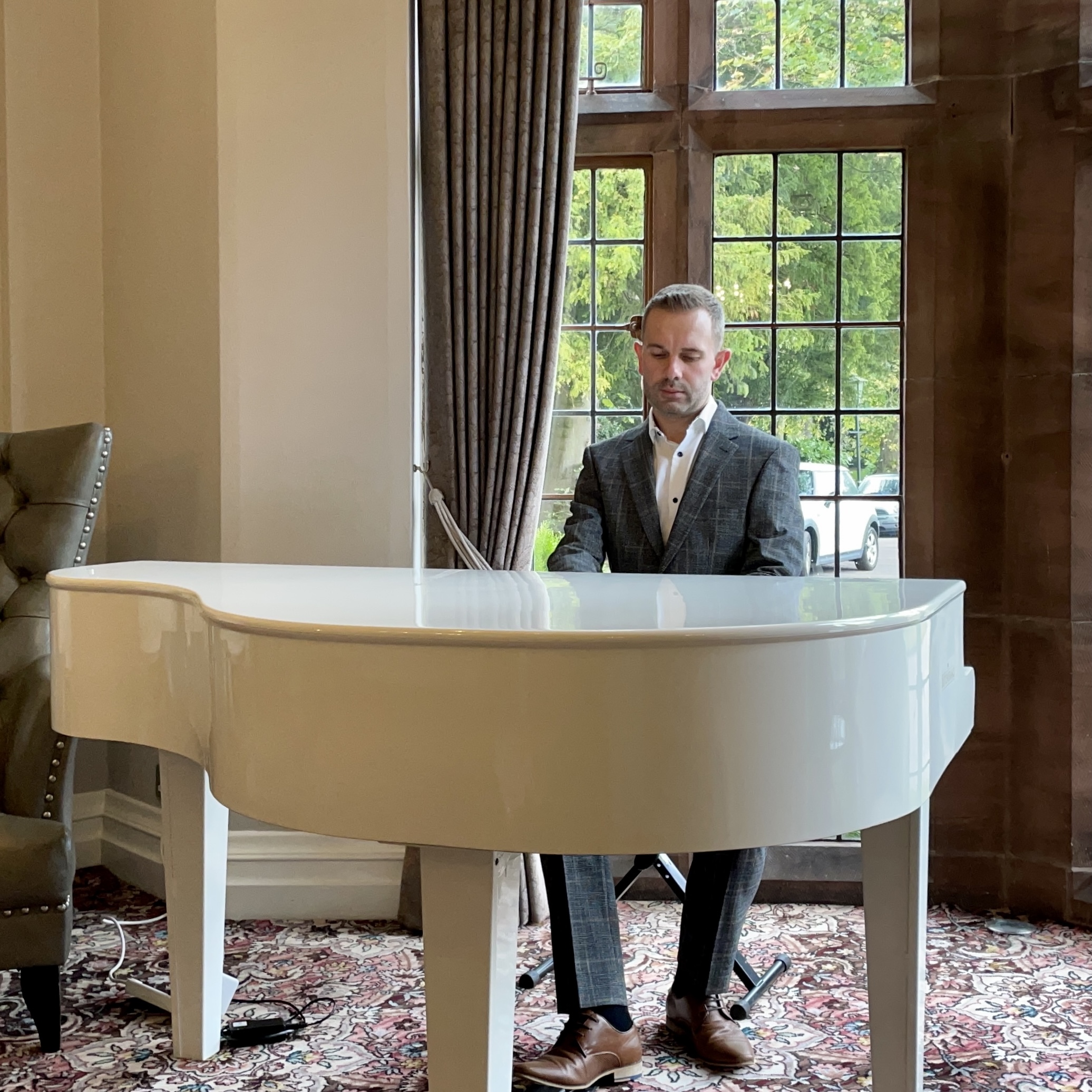 Wrenbury Hall wedding piano by Craig Smith
